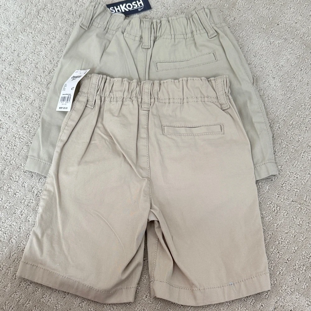 OshKosh B'gosh Tan Khaki Shorts